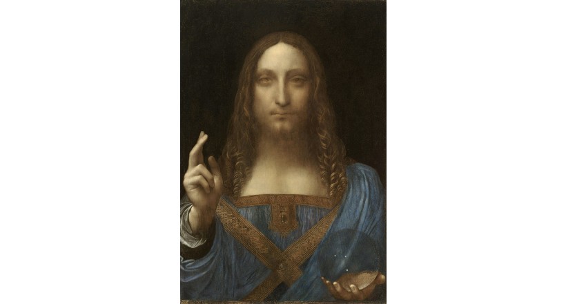 لوحة ليوناردو دافنشي سالفاتور موندي