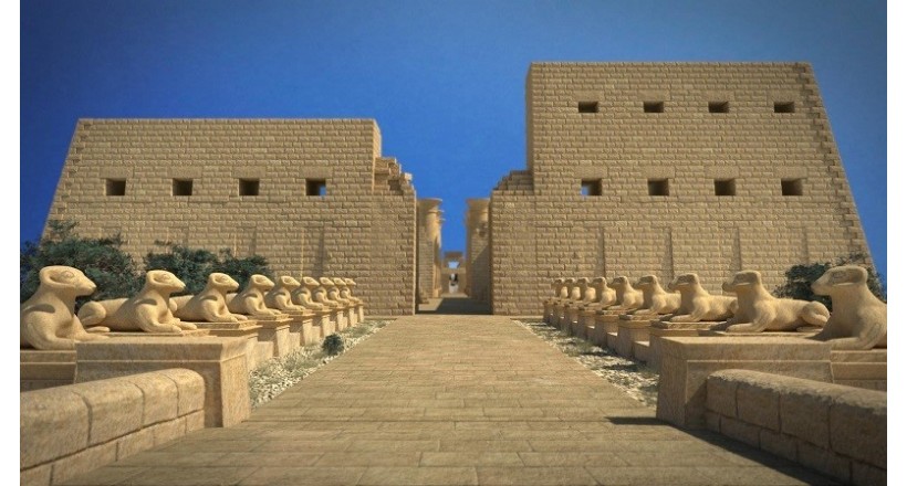 The Karnak temple