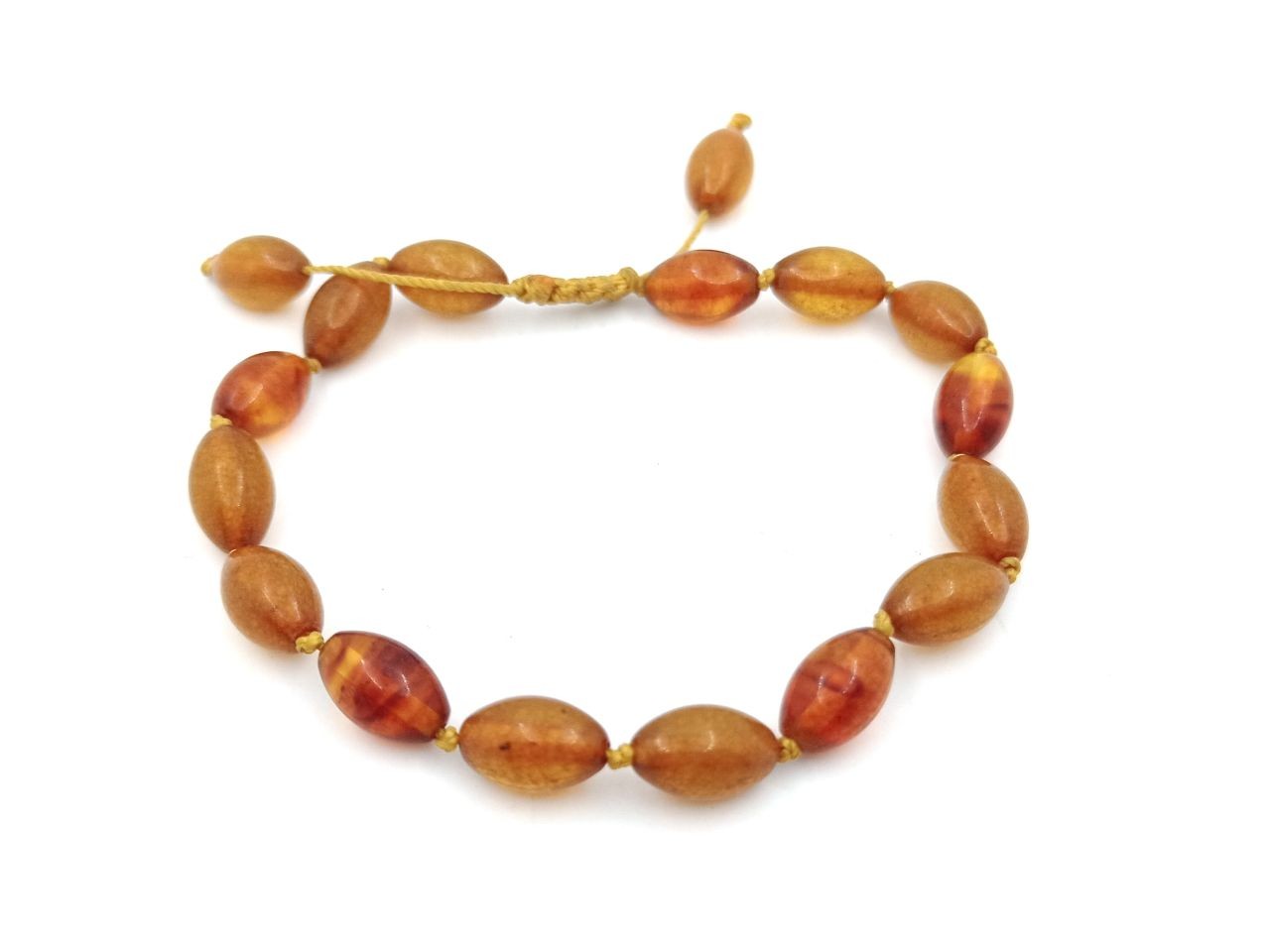 Amber stone bracelet