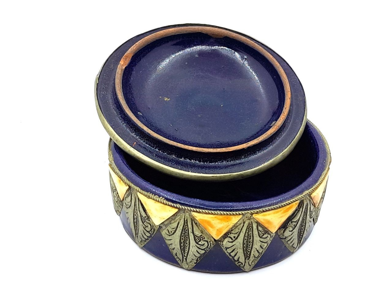 Silver and ivory box