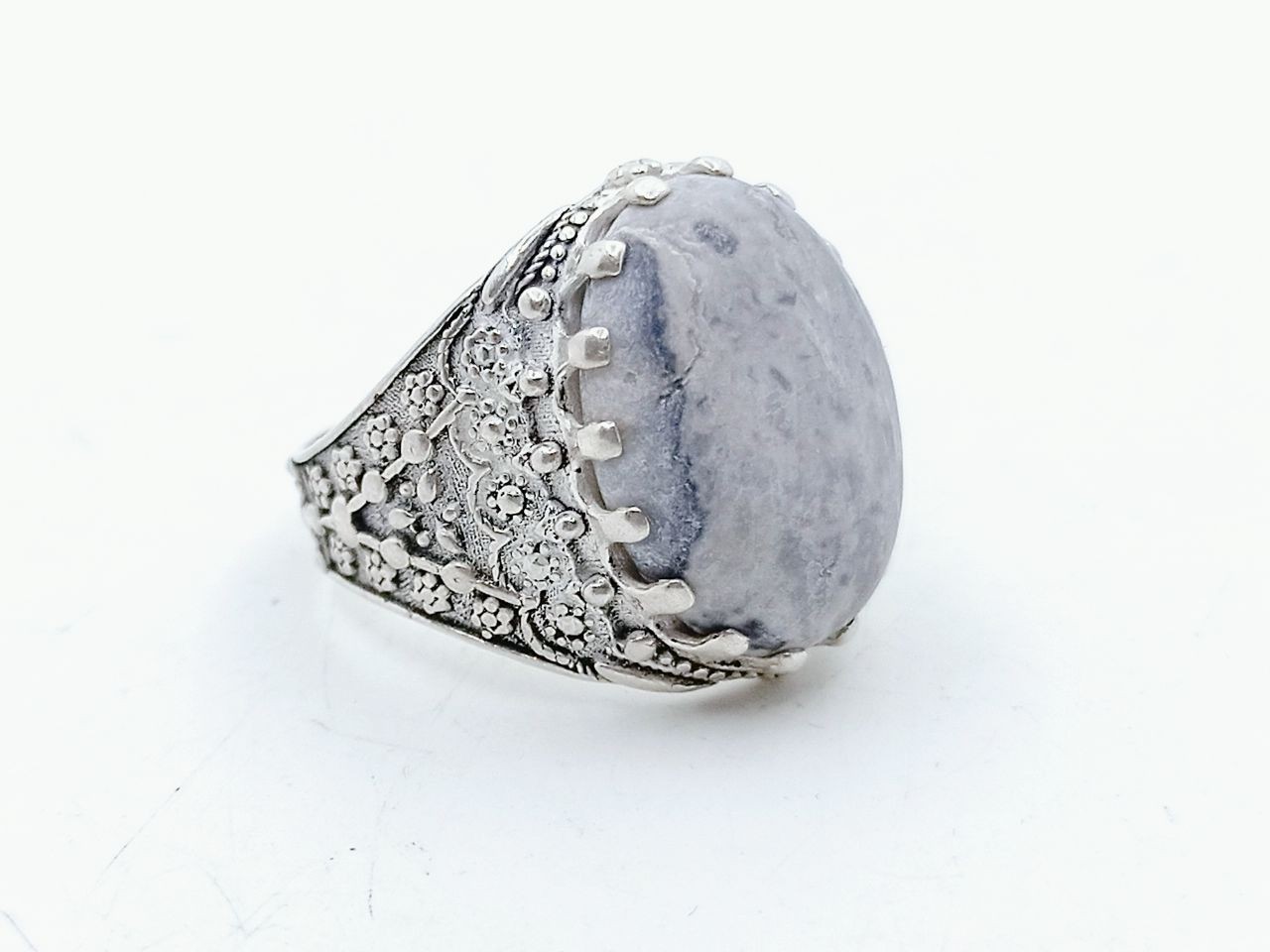 Agate stone ring