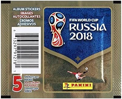 Russia's official stickers for the 2018 World Cup from panini