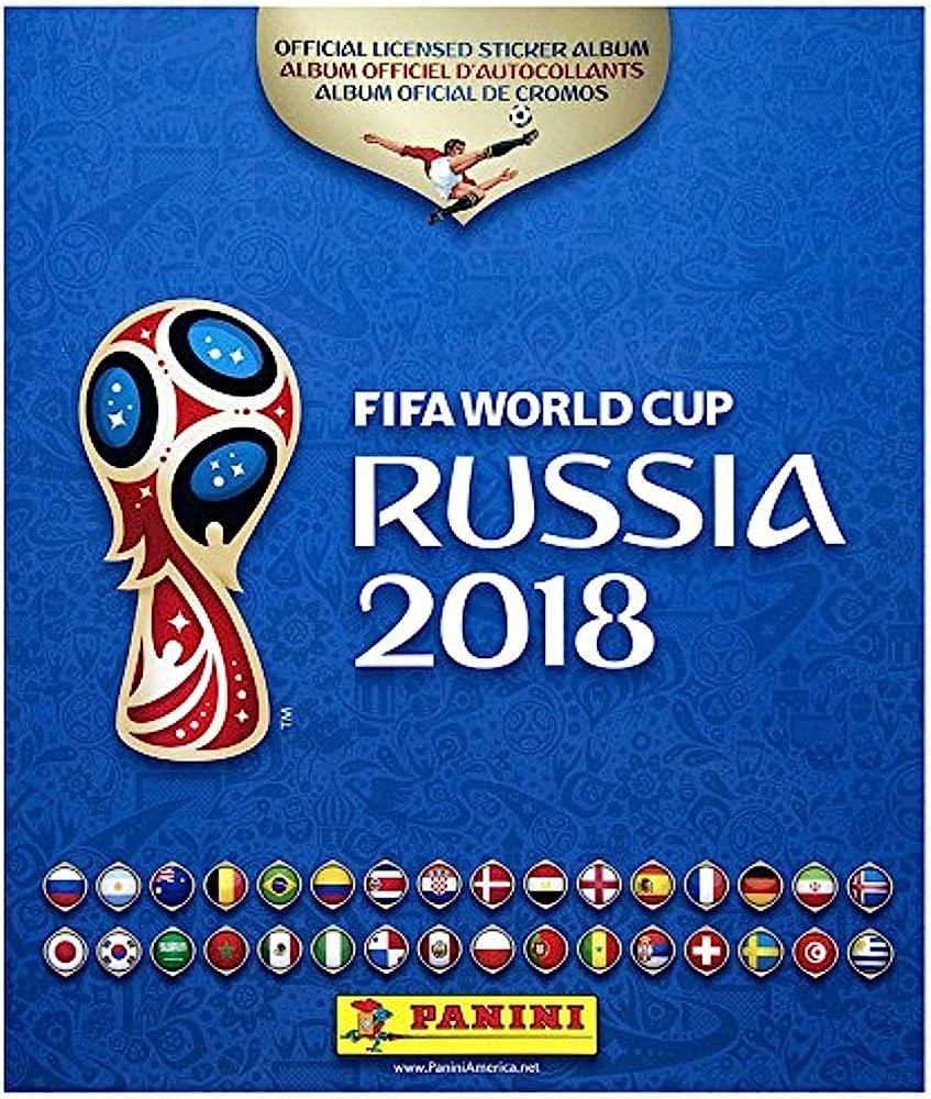 Russia World Cup 2018 official album from panini