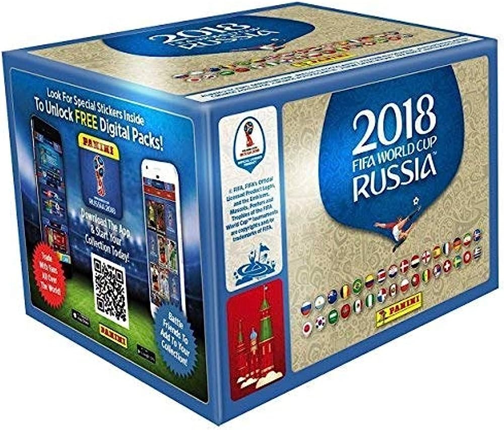 صندوق ملصقات روسيا لكاس العالم2018