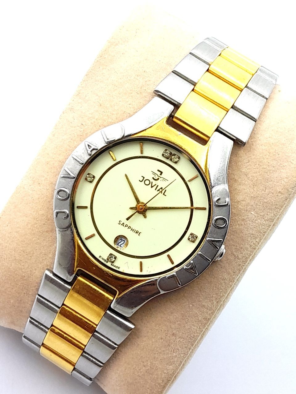 Jovial gold plated watch