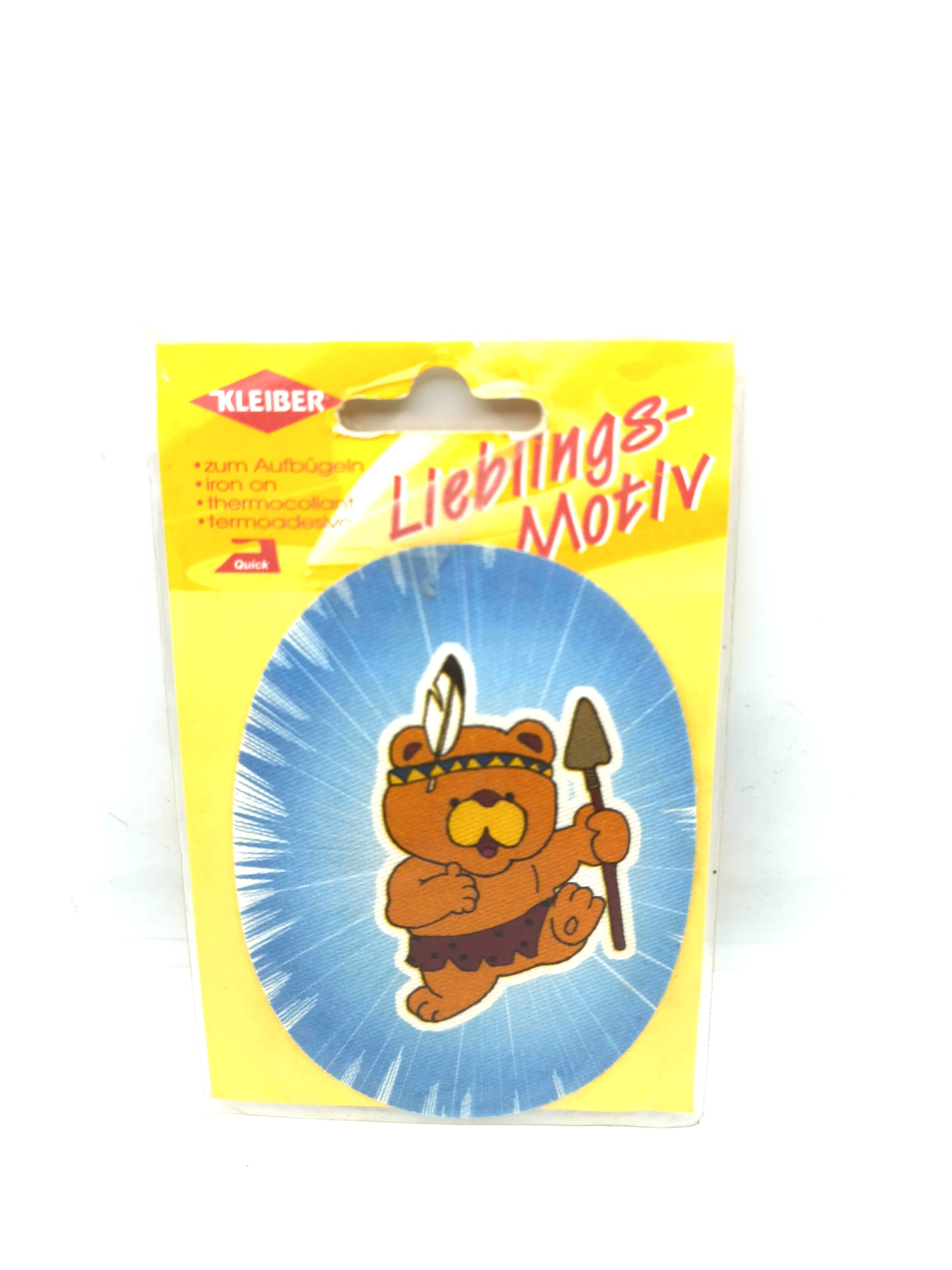 Bear character badge