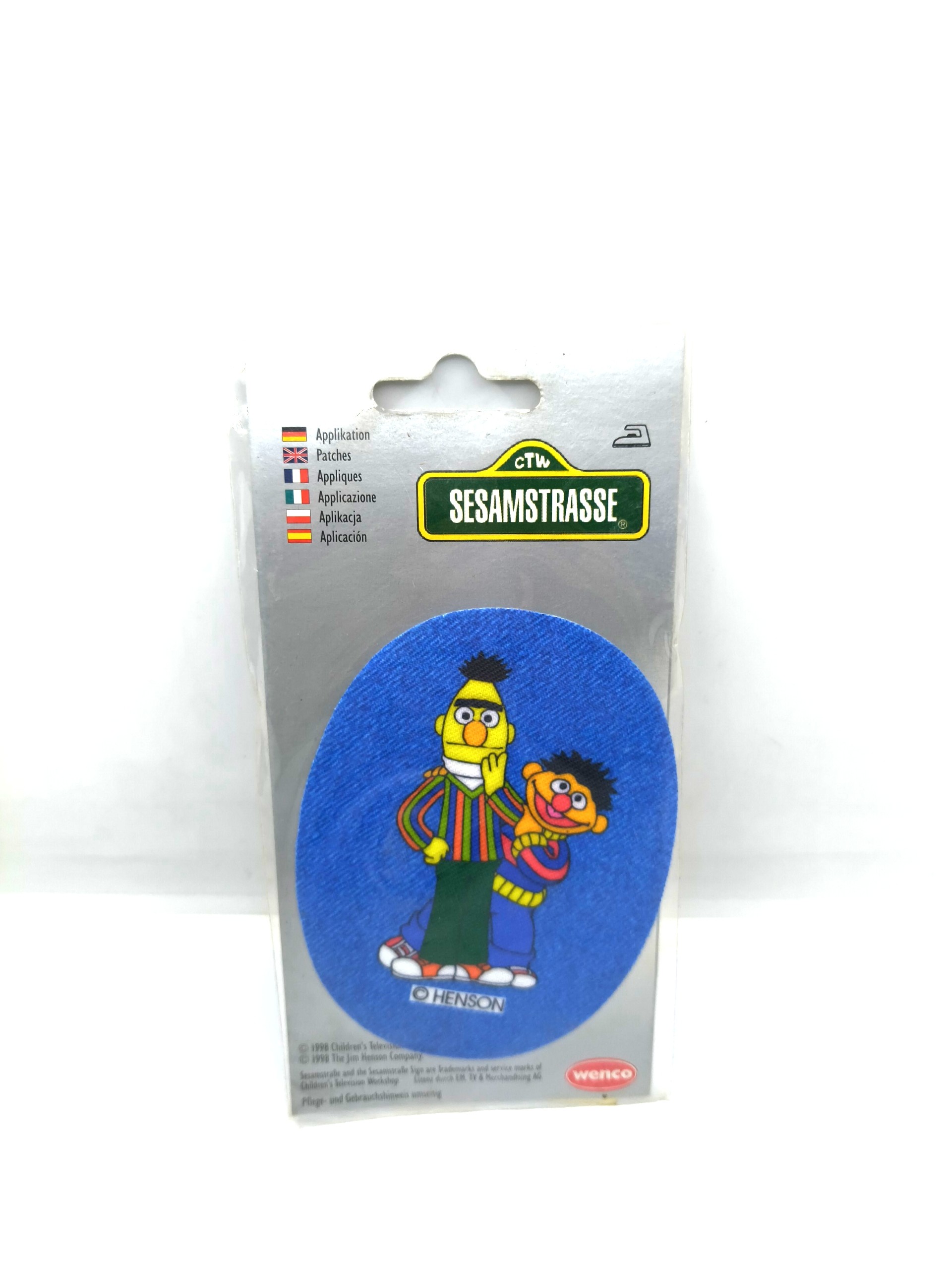 Bert and Ernie cartoon character badge