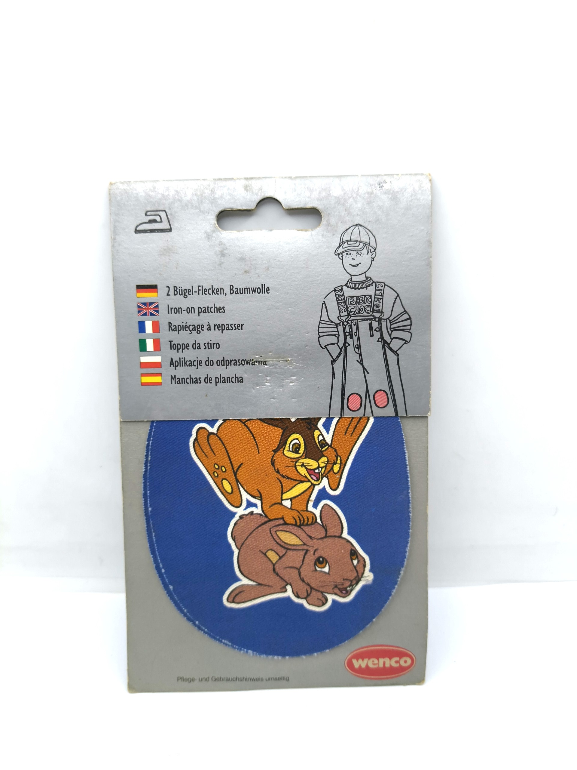 Cartoon character badge "Bambi and Thumper" by Benco. 