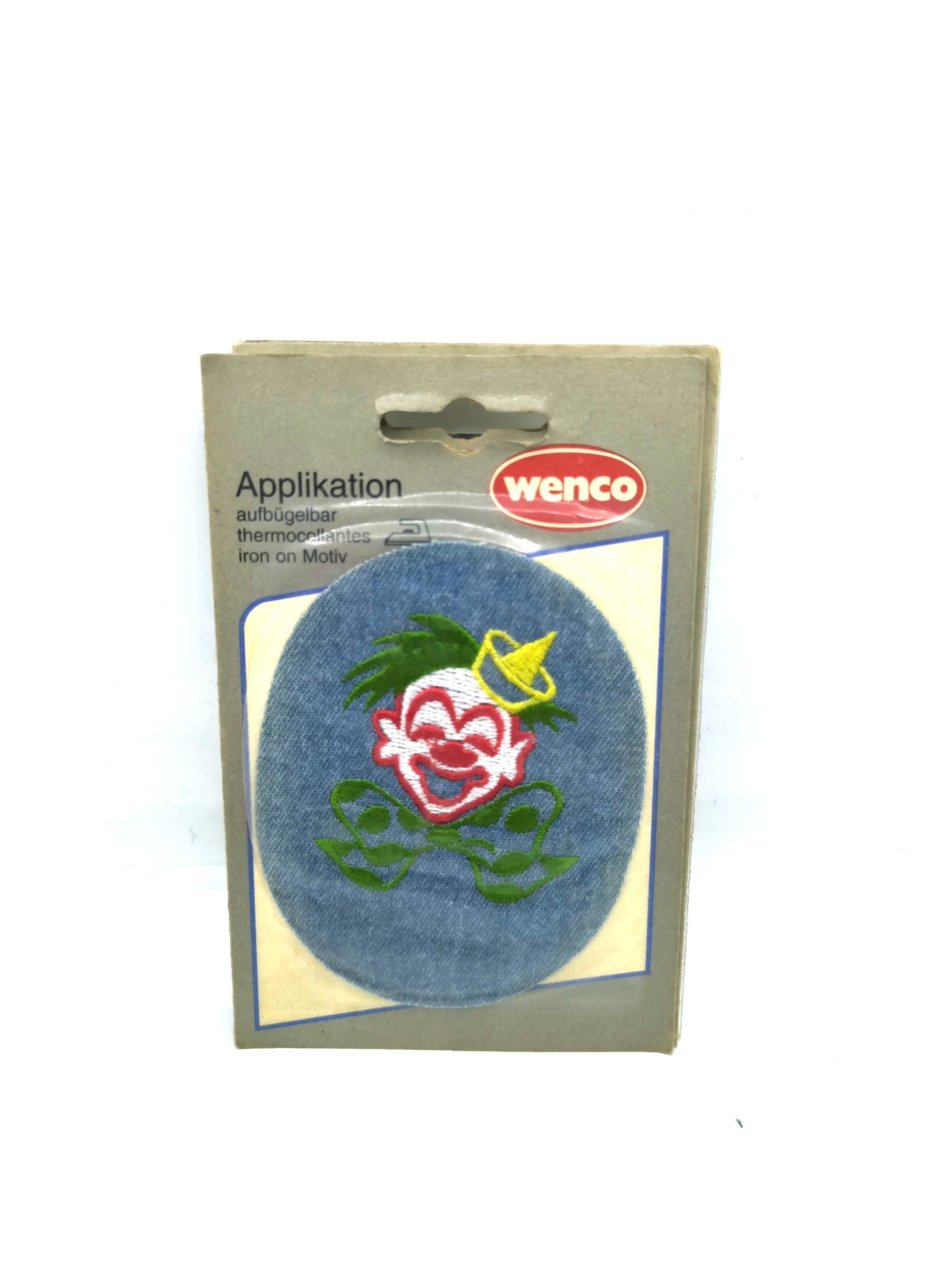 Clown character badge