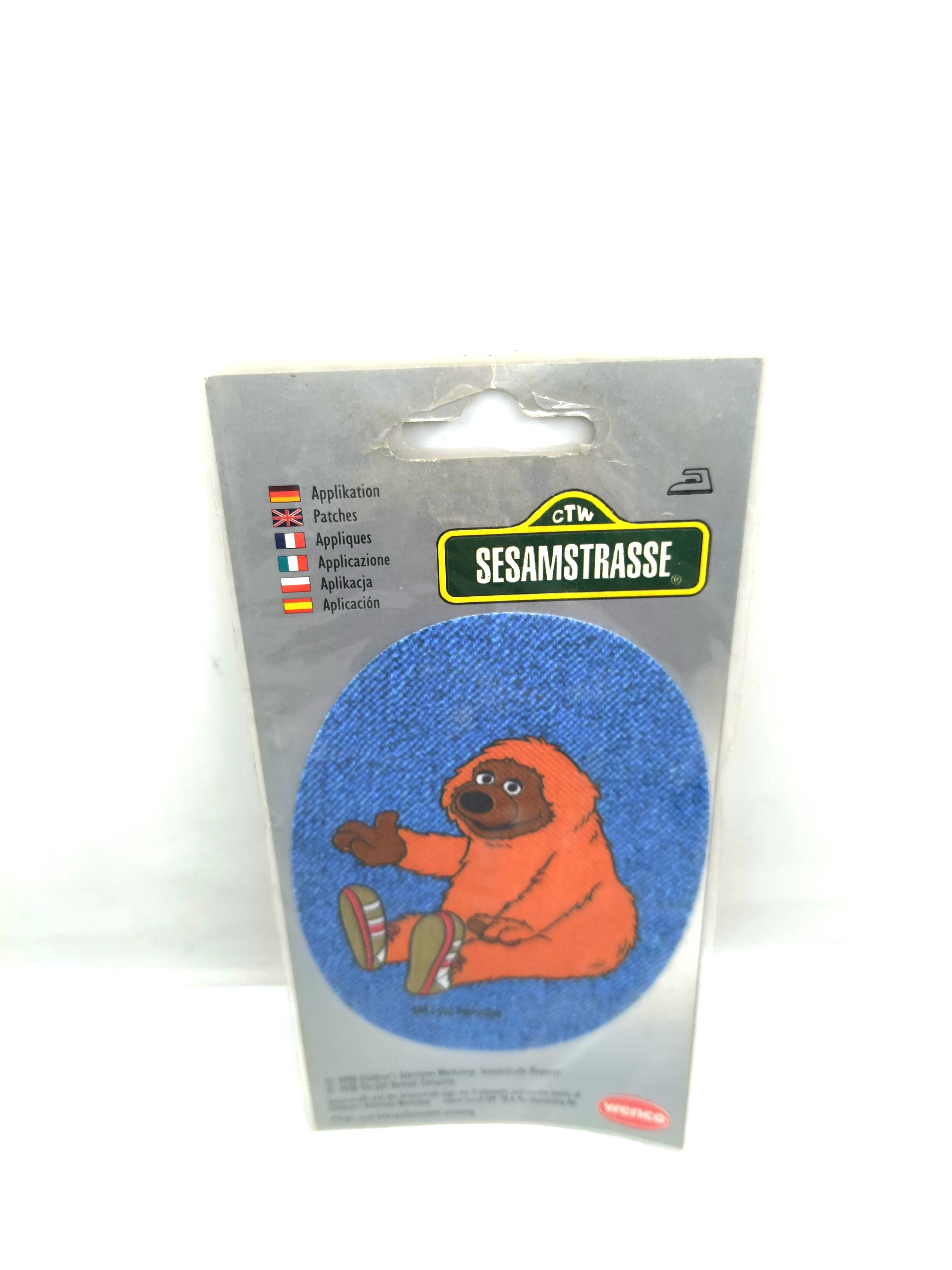 IRON PATCH&STICKERSBadge featuring the character Patch from Sesame Street