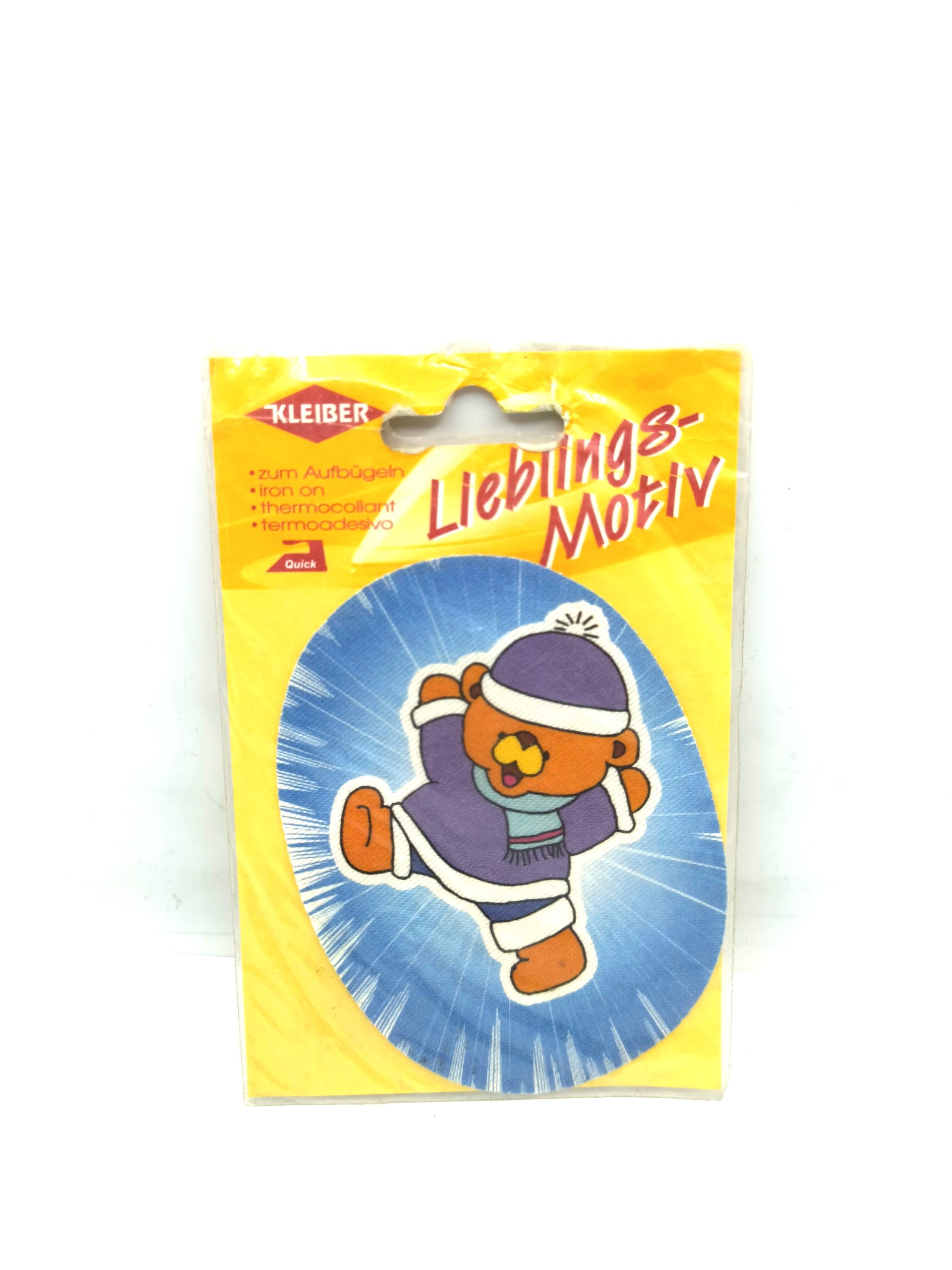 Bear character badge