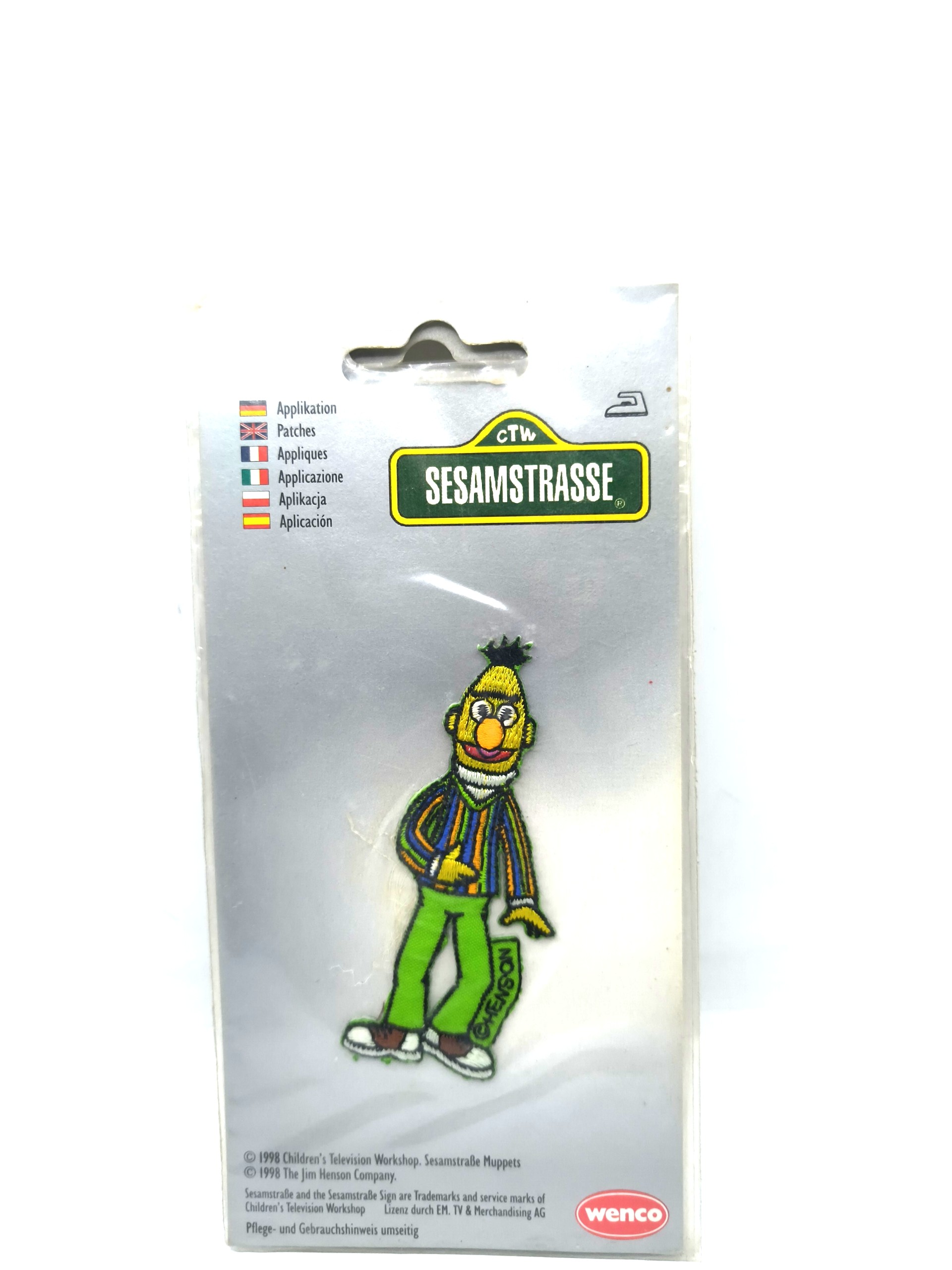 Bert cartoon character badge